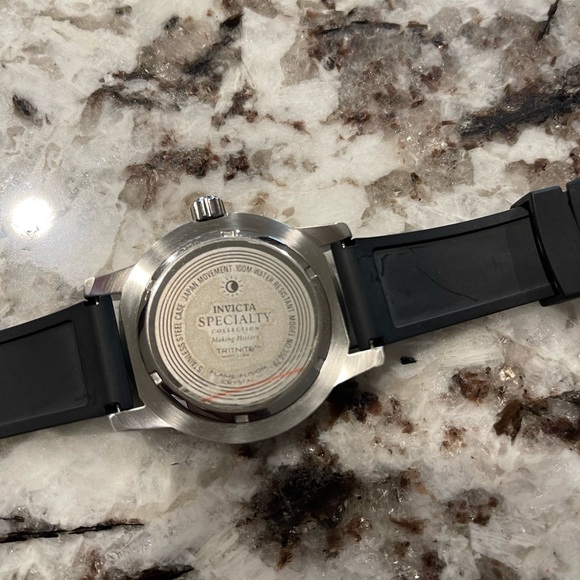 Invicta Black and Gold Watch with Green Accent - Picture 3 of 3